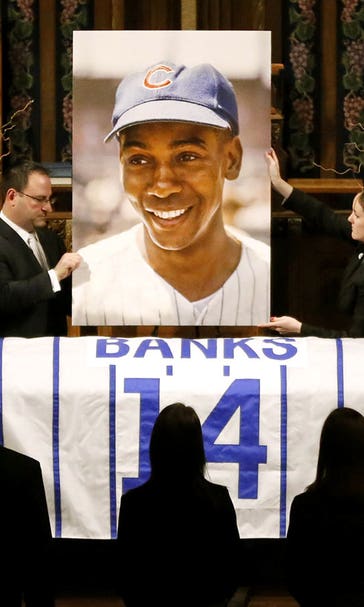Cubs legend Ernie Banks memorialized, remembered for unwavering optimism